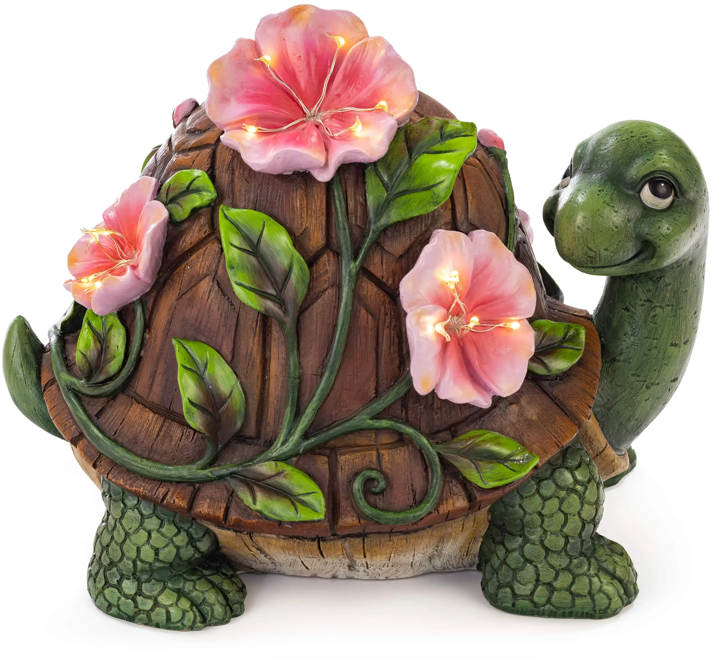 

Dawhud Direct | Luminous Floral Turtle Solar Powered Led Outdoor Decor