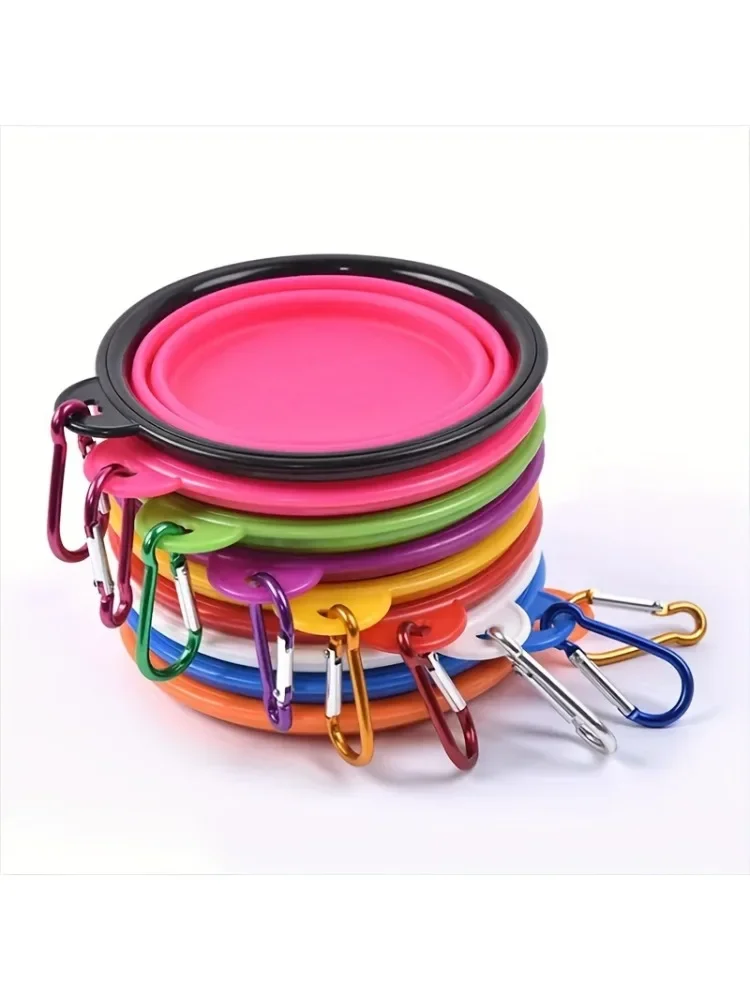 1 шт. складная миска для домашних животных уличная поилка портативная посуда