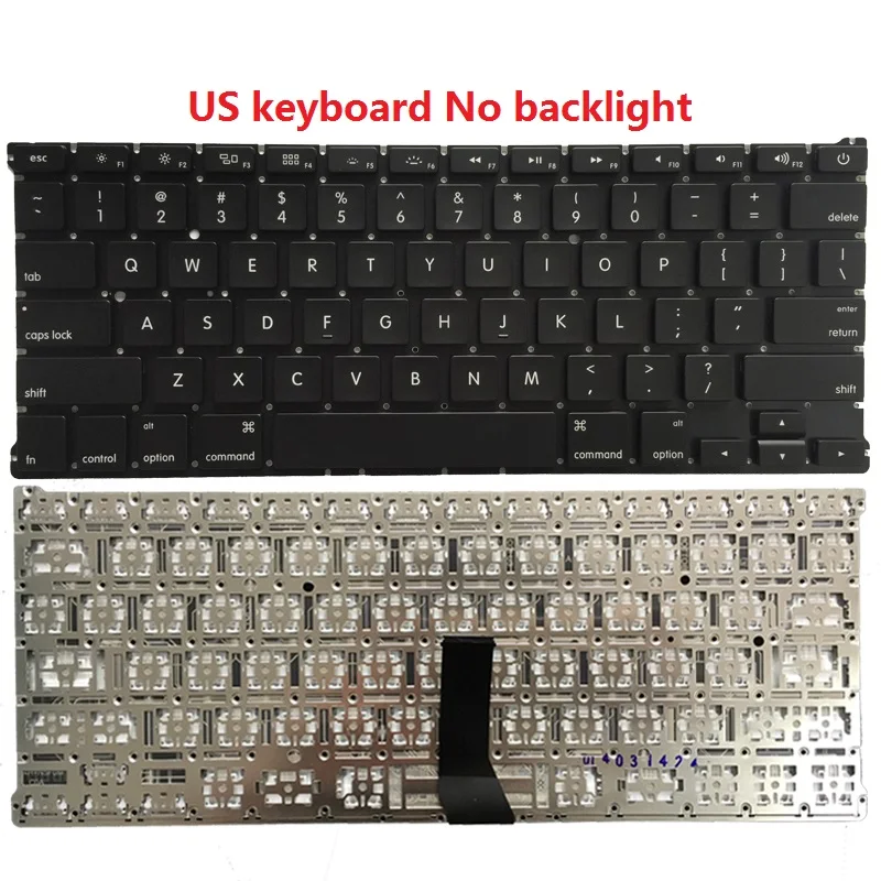 НОВАЯ клавиатура для ноутбука Macbook Air 13 дюймов A1466 A1369 MD231 MD232 MC503 MC504 2011-2015 США