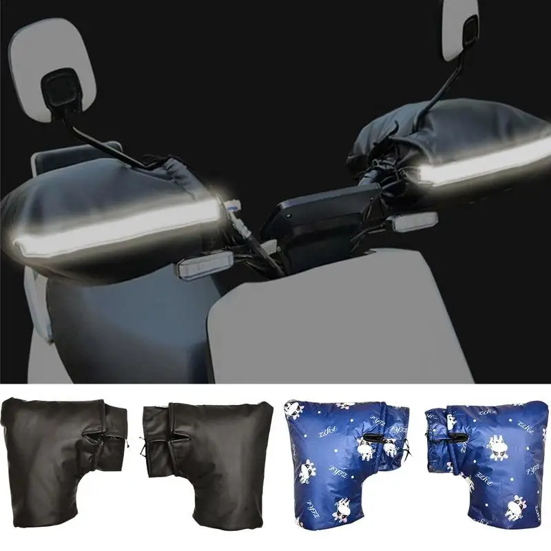 

Motorcycle Handlebar Gloves Motorbike Handlebar Hand Warmers Waterproof Bike Handlebar Mittens Winter Warmer Gloves Accessories