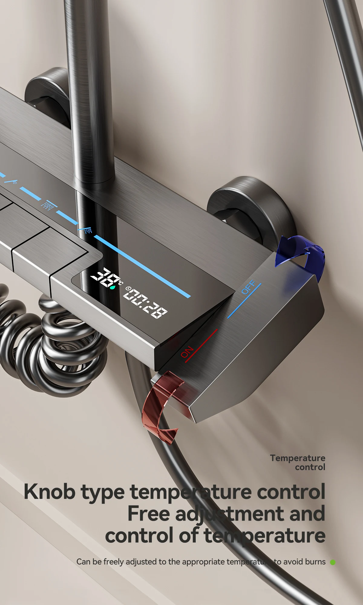 Рисунок 2 - Набор для душа из алюминия с цифровым дисплеем