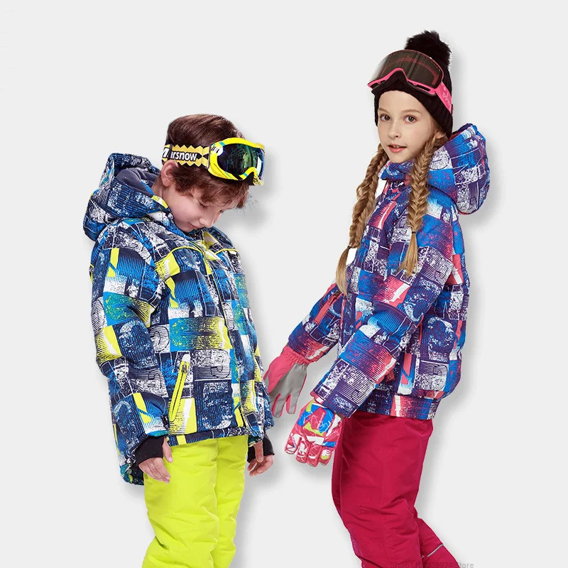 

Kinderen Ski Tops Warm Windjack Wandelen Trekking Snowboard Mountaining Jas Winddicht Waterdichte Kleding Voor Jongens Meisjes