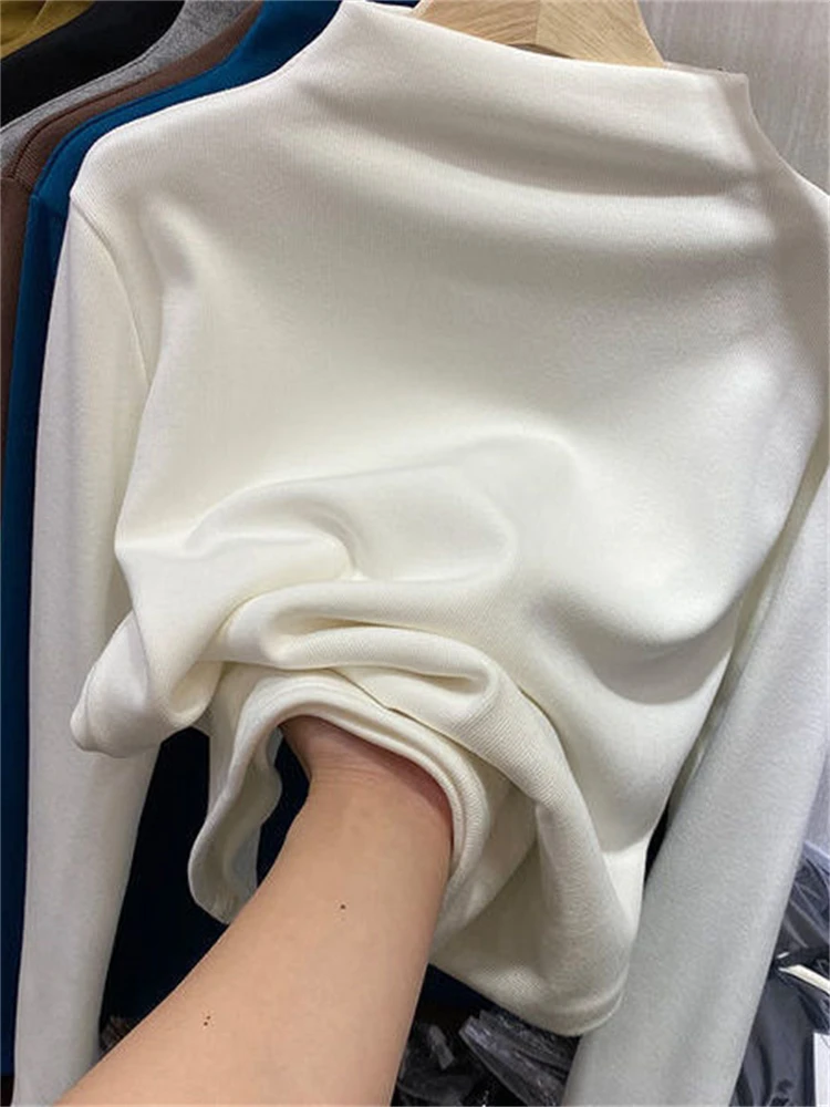 

Women T Shirt Girls T-Shirt Woman Clothes Long Sleeve Tops Winter Spring Oversize Tshirt Female Crop Top Tee Sexy Skinny Y2k