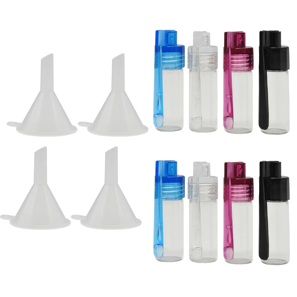 

Бутылочка Nuff, ложка, стеклянный диспенсер, медицинский набор, бутылочки для хранения Ff Snu, мини-флакон для храпа, маленький контейнер