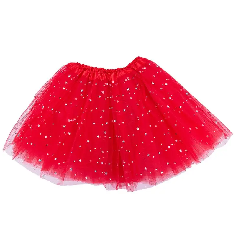 

Smart Baby Girl Clothes Stars Sequins Petticoat Ballet Dance Fluffy Tutu Skirt