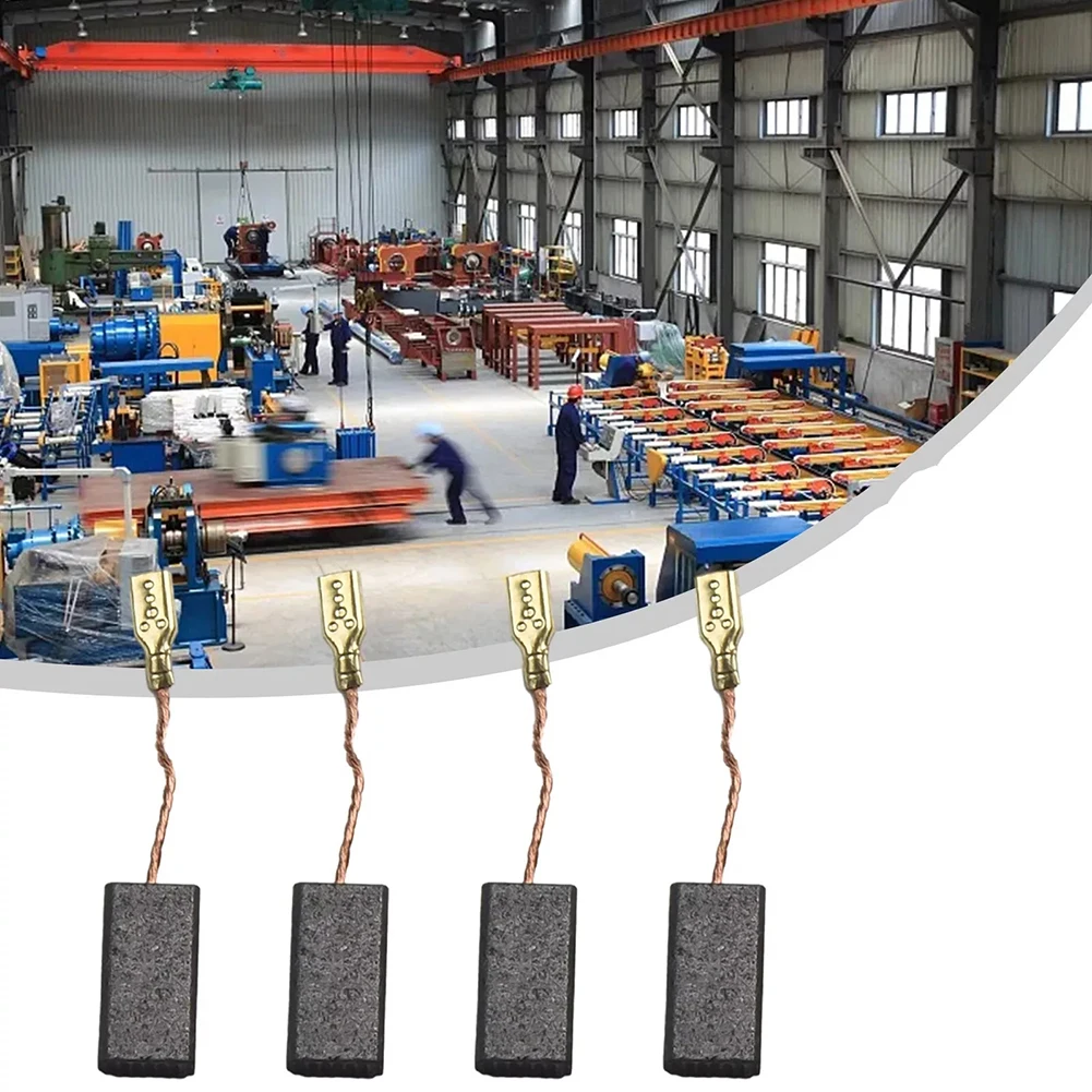 4 шт. электрическая угловая шлифовальная машина 15x8x5 мм замена угольных щеток для