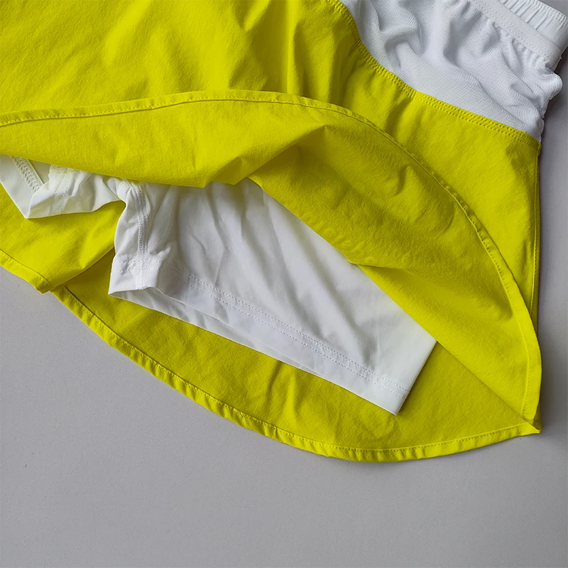 Женская спортивная короткая юбка из 2 предметов быстросохнущие шорты для фитнеса