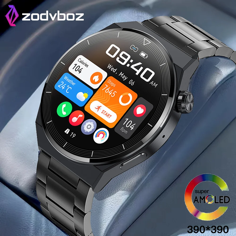 

Смарт-часы ZODVBOZ GT3 Pro мужские водонепроницаемые с фитнес-трекером
