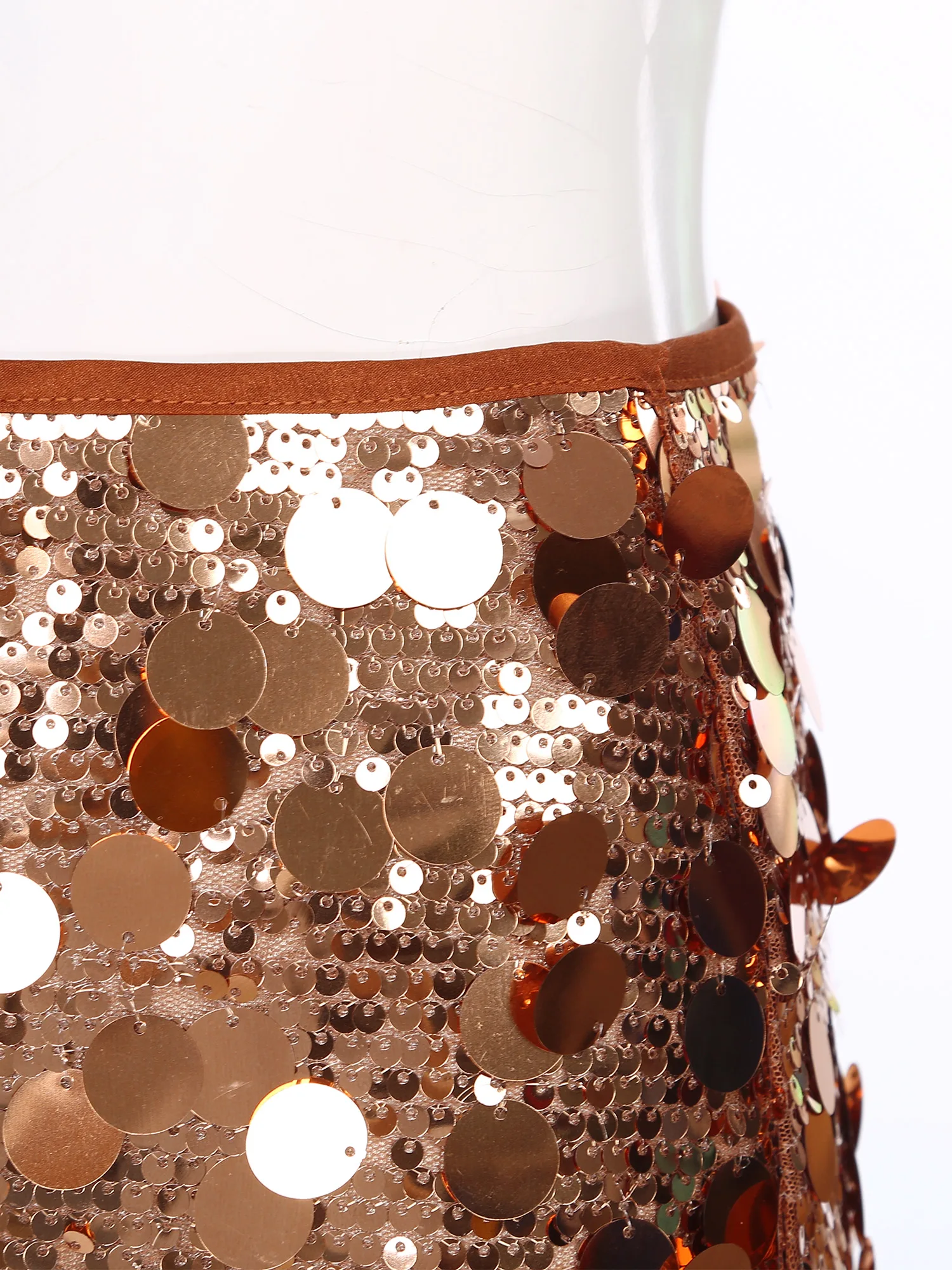 Женский костюм для выступления в стиле диско 70-х 80-х годов блестящая мини-юбка с