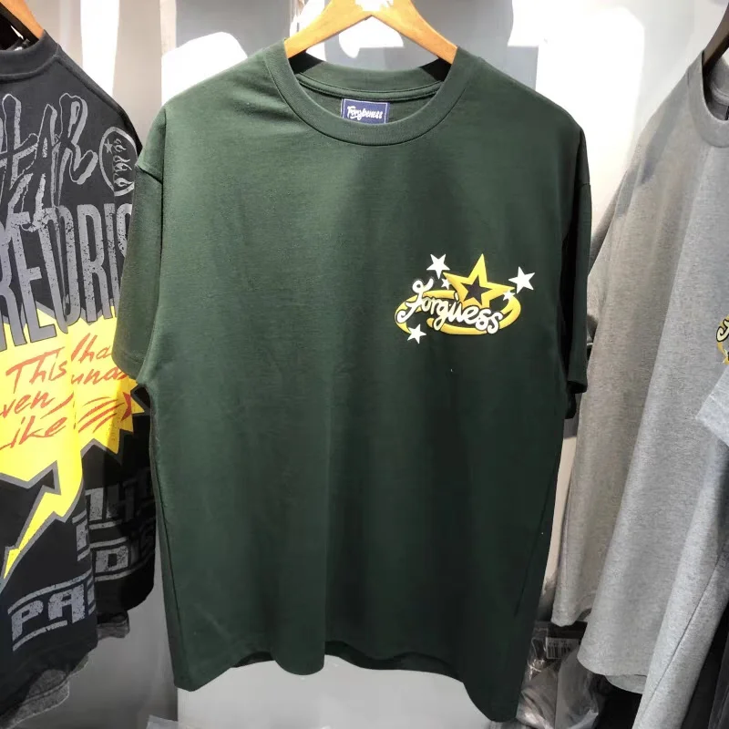 

2023 Arnodefrance, Винтажная футболка с коротким рукавом ADF, 1:1, Высококачественная свободная уличная футболка с эффектом потертости