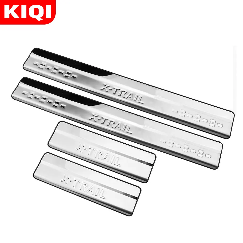 

Car Door Sill Scuff Plate Guard Welcome Pedal Stickers for Nissan X-Trail X Trail Xtrail T32 2014 - 2021 Car Styling Accessories