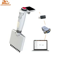 AELAB Laboratory LCD Display Automated OEM ODM PC Online Control Pipette Customized Protocol Of Electric Pipette