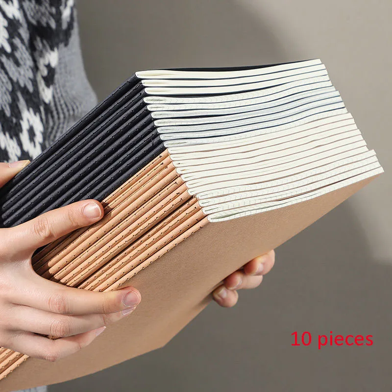 

Books Notebook Retro A5 Car Line Kraft Paper B5 Simple University Birthday Grid Manual Libros Art Chinese Daily Pages Office New