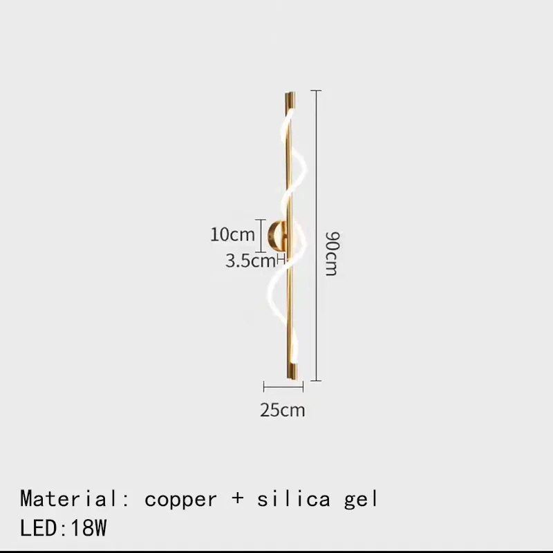 

Настенные светильники IWP, золотые, черные, медные
