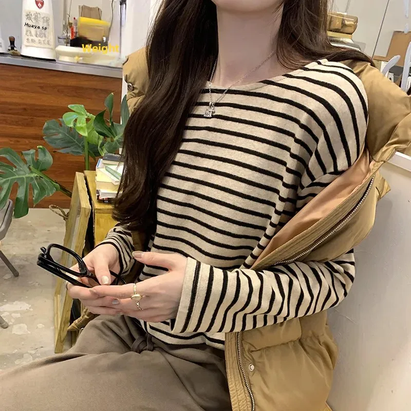 Новое поступление женская футболка свободного кроя с длинными рукавами