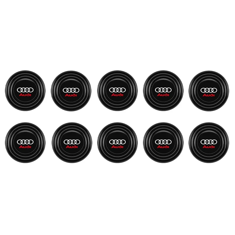 

10 шт. противоударная подушка для автомобильных дверей для Audi RS Sline Quattro A3 A6 Q3 B5 B6 B7 B8 B9 Q7 8P 8V 8L A5 A4 C6 C5