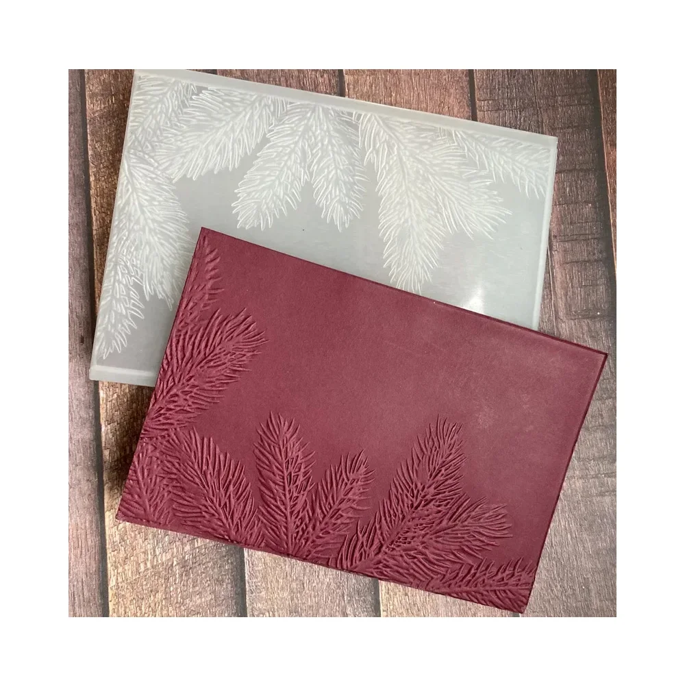 3D цветочный фон тиснение папка пластиковый Скрапбукинг Ремесло папки карточки