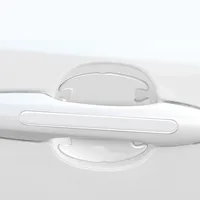 Прозрачные силиконовые наклейки под дверную ручку авто#1