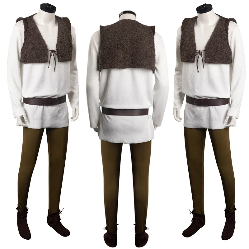 Зеленая Аниме Косплей Монстр Принцесса Фиона искусственная пара набор Униформа