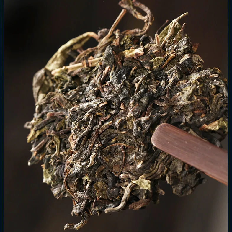 Органический необработанный чай Puɾrh A + 357 г puer puerh без чайника Премиум зеленый