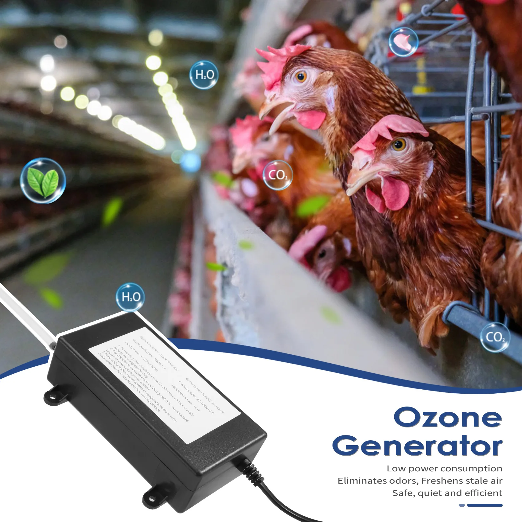 Генератор 1000 мг озонатор очиститель воды воздуха Очистка фруктов овощей