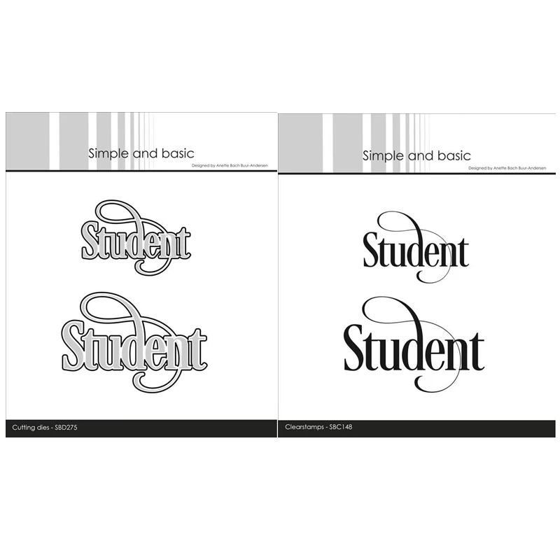 

Металлические штампы для вырезания студенческих слов, прозрачный штамп для новинки 2023, скрапбукинг, бумажная рамка, карточки, товары для ру...