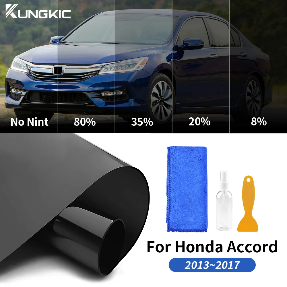 Фольга для боковых окон автомобиля Honda Accord 2013-2017 аксессуары пленка оттенка стекла