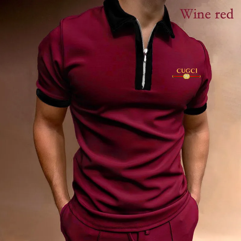 

Men's Slim Fit Printing Polo shirt Men's Polo Shirt Men Solid Polo Shirts Brand Men Short-Sleeved Shirt Summer Shirt Man