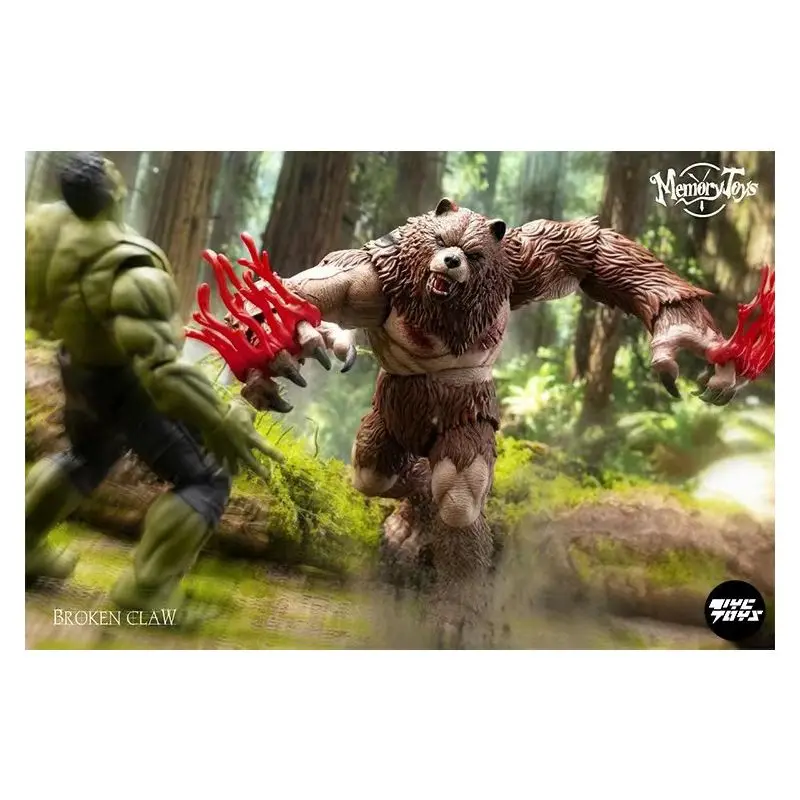 

Оригинальные запоминающие игрушки, древняя серия Warcraft, медведь, клан, Фурия, воин, 23 см, аниме, коллекционные фигурки, модели игрушек