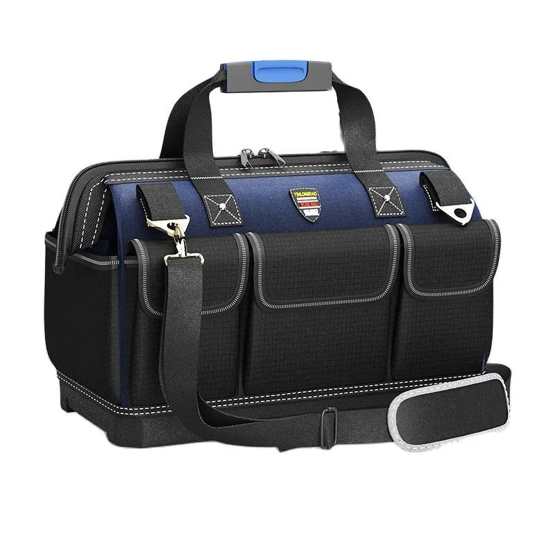 

Woodworking Electrician Maintenance Hardware Tools Wear-resistant Waterproof Multifunctional Multi Pocket Messenger Site Bag Kit