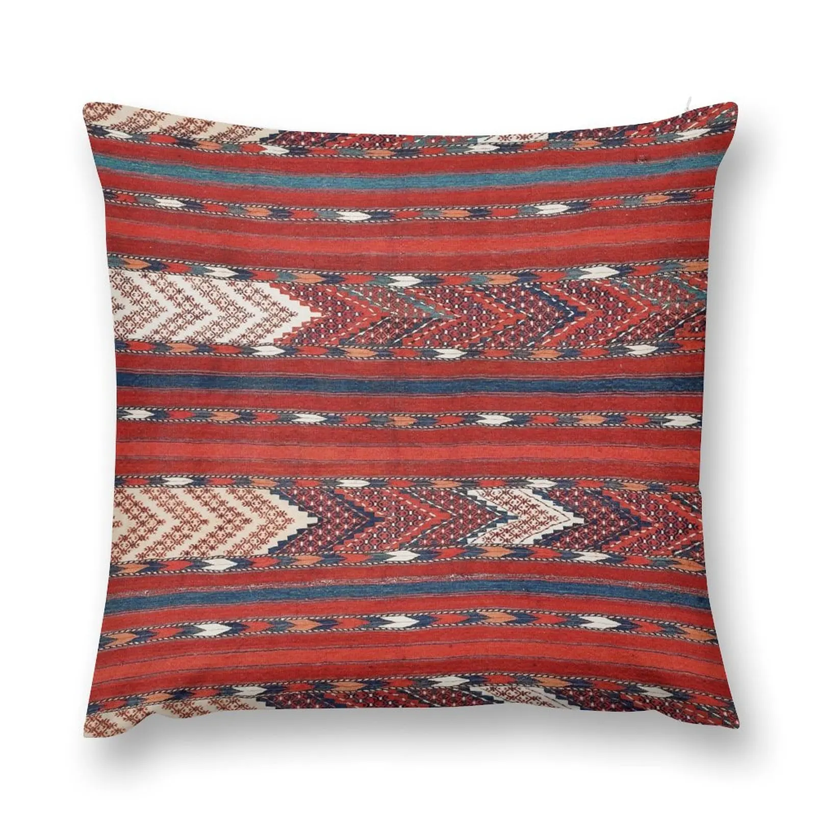 Yomut Flatweave Southwest Turkestan Kilim с принтом декоративная подушка осенняя наволочка