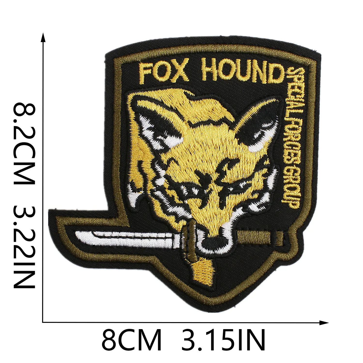 Украшение одежды тканевые наклейки с вышивкой свирепый волк сделай сам