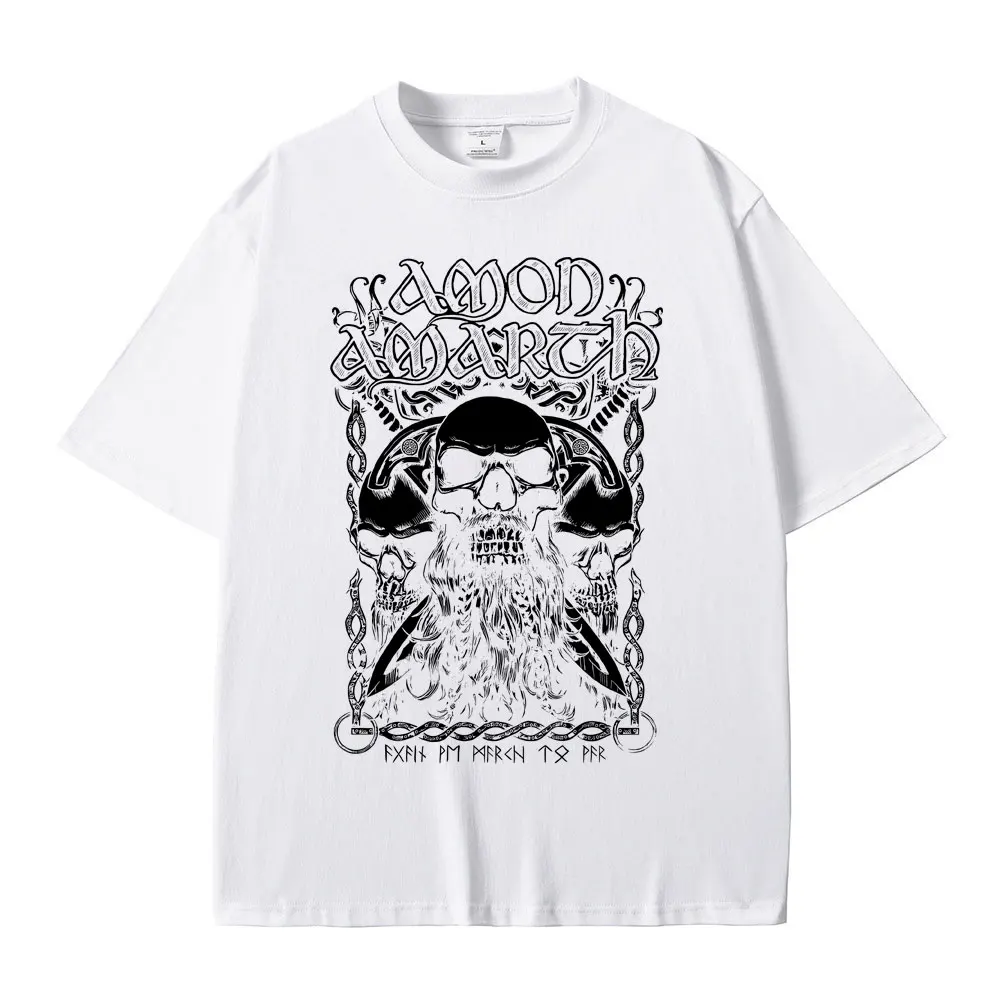 Мужская Винтажная футболка с эмблемой рок-группы Amon Amarth Jomsviking альбомная рисунком
