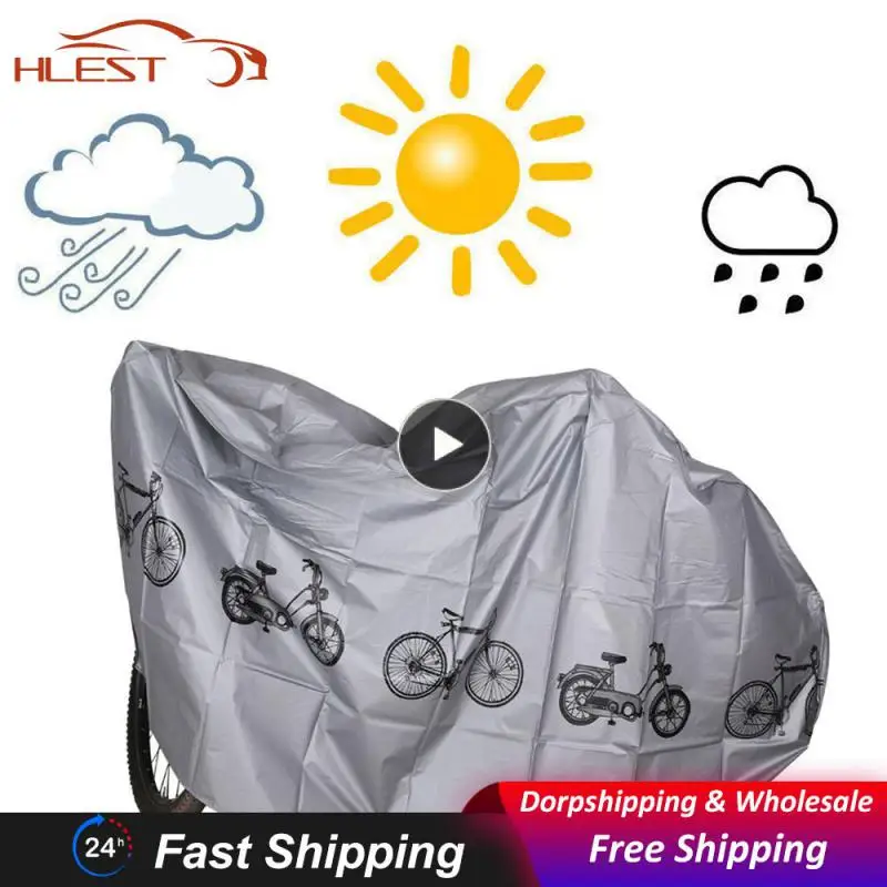 

1~10PCS Outdoor UV Protector MTB Bike Case Motorcycle Bicycle Covers Tarpaulin Cover Cloth Waterproof Rain Bicycle Case Tent