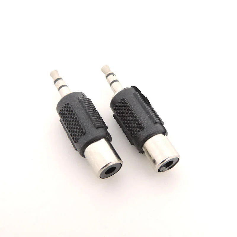 1/5 шт. аудио 3 5 мм моно стерео на RCA гнездовой разъем 2/3-полюсный адаптер штекер для
