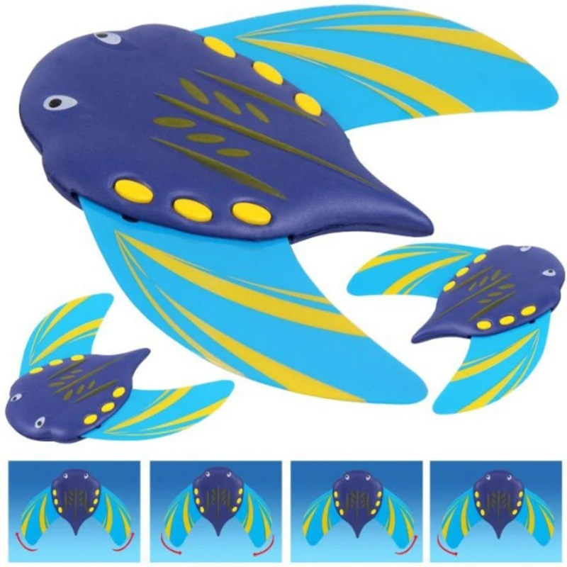 

Piscine Swimming Pool Devil Fish Toy Water-powered Pools Accessories Summer Beach Toys Gliders Fins Bathtub Underwater Training