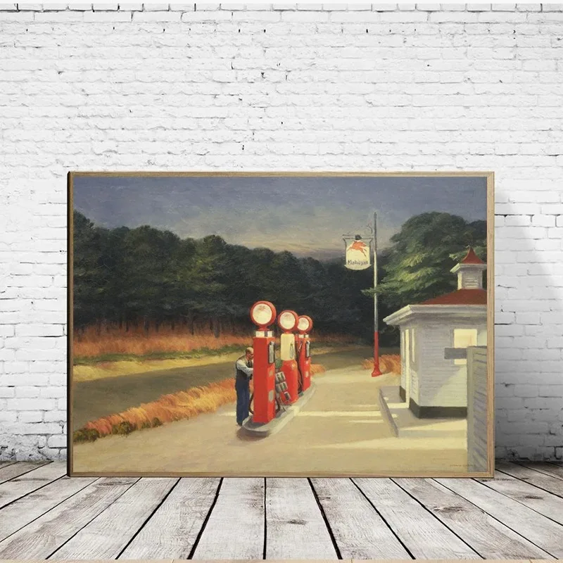Эдвард Хоппер реалистичный художественный постер природный ландшафт фотообои
