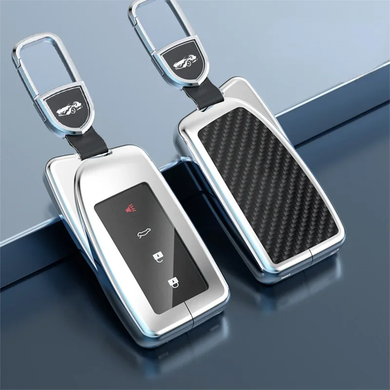 Новый карбоновый металлический чехол для дистанционного ключа из ТПУ Lexus NX GS RX is es