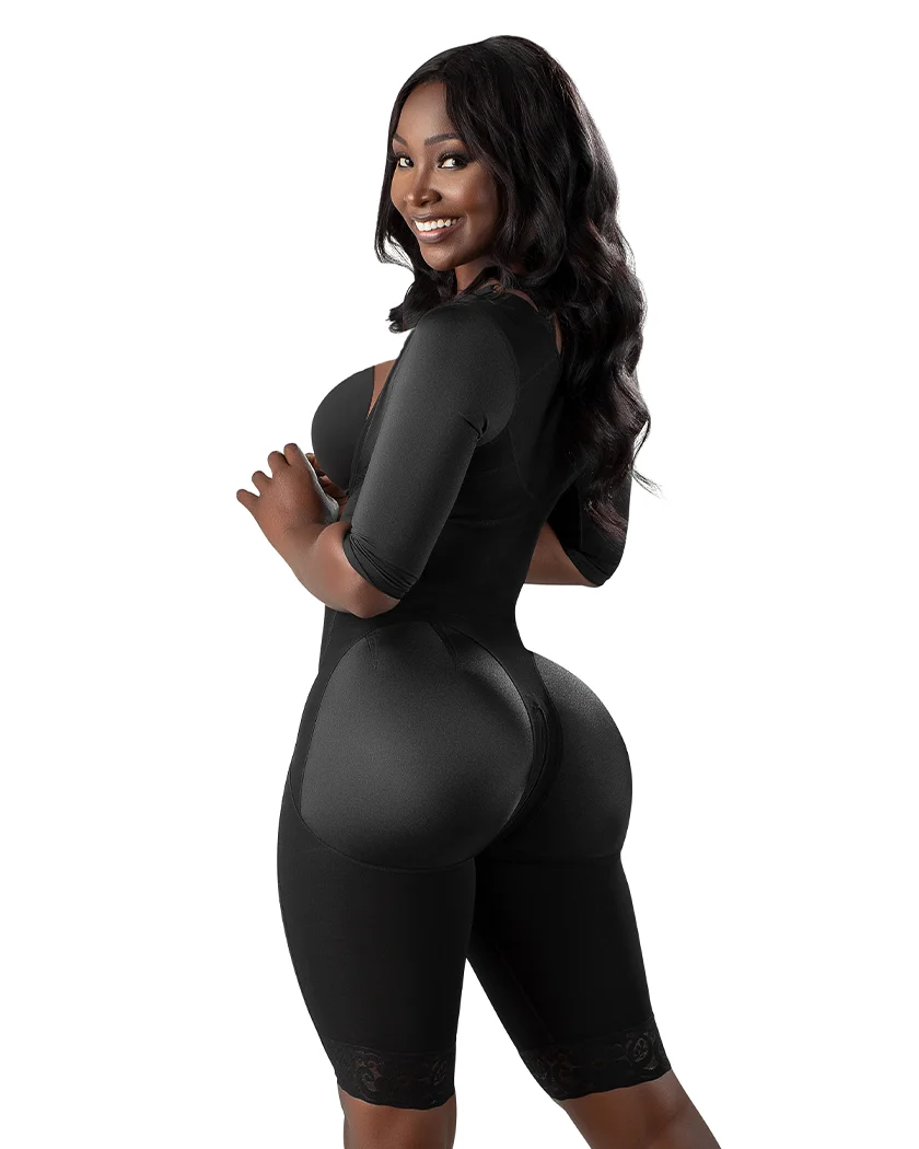 Post-surgery Fajas Colombianas | With Sleeves Slimming Body Shaper Shapewear Fajas Colombianas Butt Lifter Control Panty