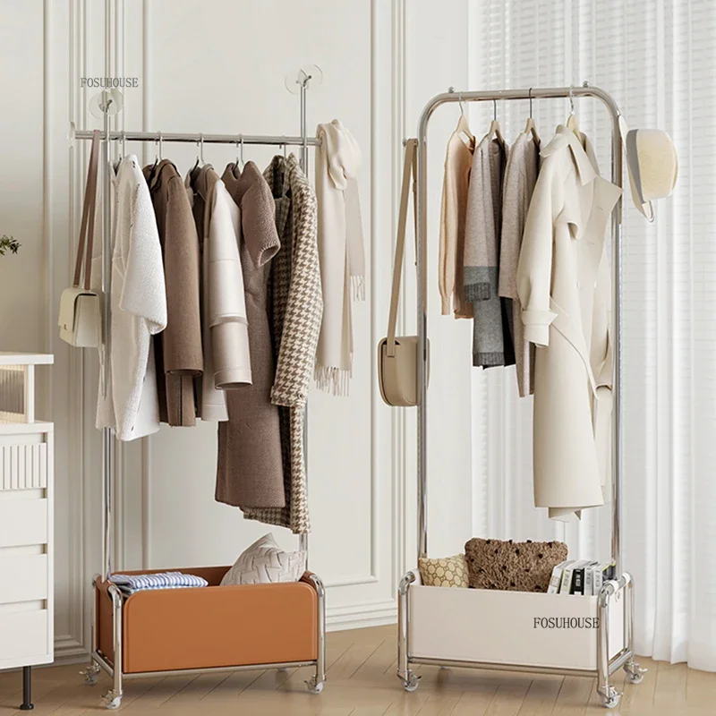 Скандинавская вешалка для пальто из нержавеющей стали подвижная одежды дома
