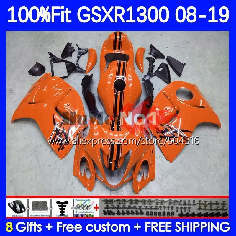 

GSXR-1300 For SUZUKI Hayabusa GSXR 1300 CC 30No.138 orange blk GSXR1300 08 09 10 11 12 13 2014 2015 2016 2017 2018 2019 Fairing