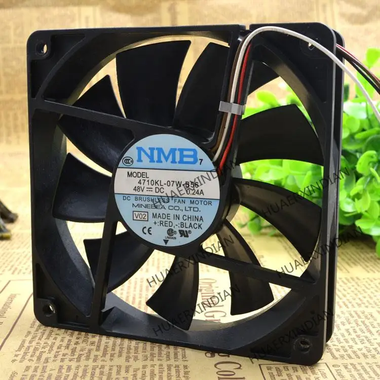 Новый 12025 4710KL-07W-B56 48В 0.24A 12 см/комплект охлаждающего вентилятора