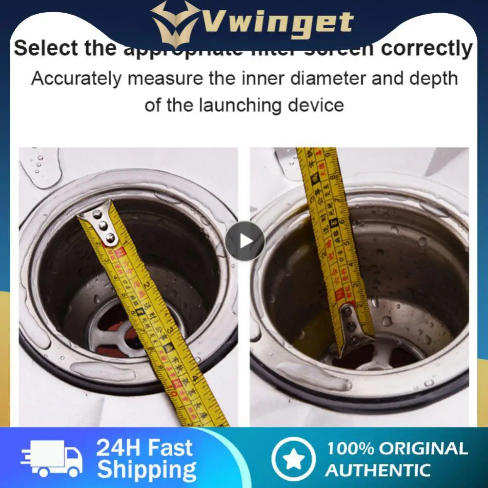 

Clog-proof Stainless Steel Sink Water Plug Stainless Steel And Rubber Water Tank Filter Screen Waterable Pool Filter Screen