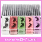 Искусственные ресницы 3d, 42050200 шт., натуральные накладные ресницы