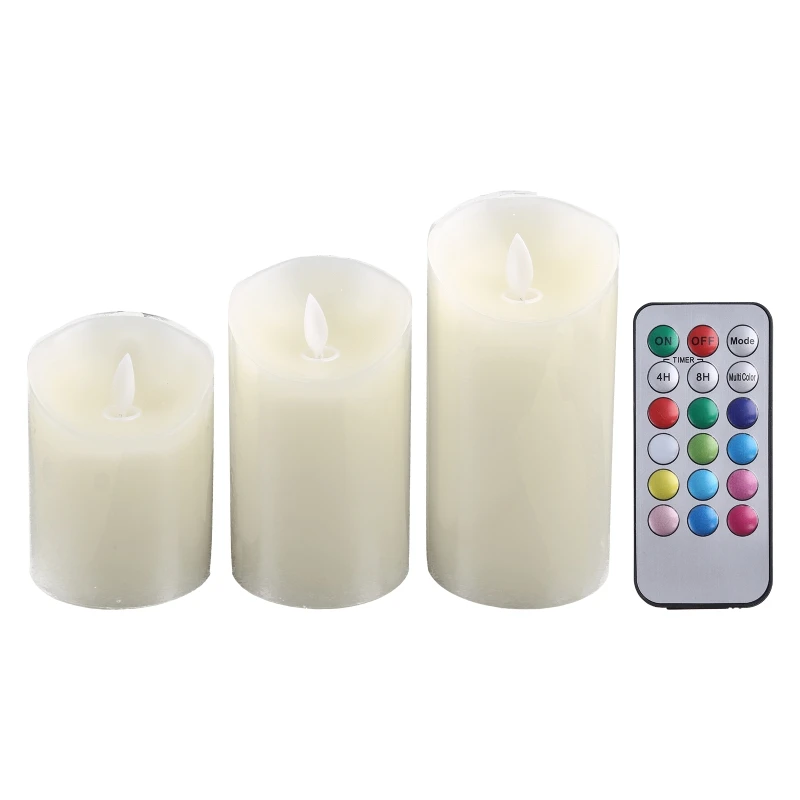 

Пластиковые беспламенные Свечи, работающие от мерцающего света, ночные светильники, декоративные электрические свечи