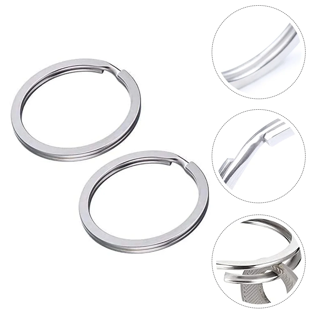 

50Pcs Bag Shoulder Strap Buckles Metal Ring Buckles DIY Connecting Buckles