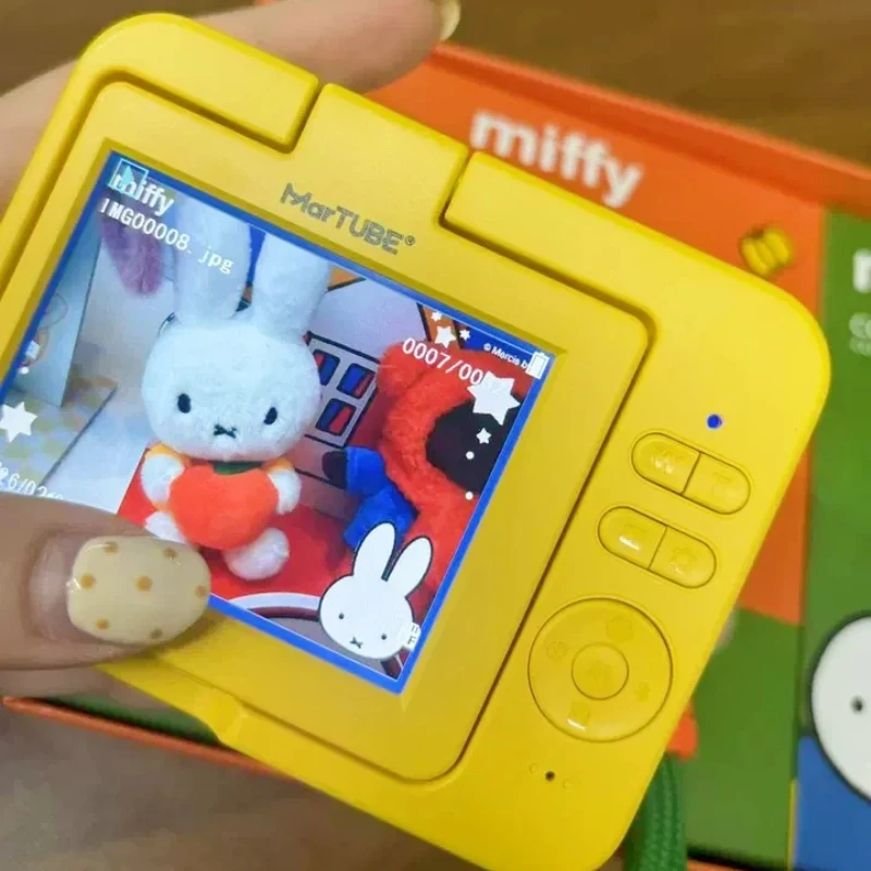 Фото Камера Miffy CCD, 68 миллионов пикселей, поворотный экран на 180 градусов, встроенный светодиодный фонарь, 10 фильтров, без карты памяти, подарок на день рождения для девочки №4