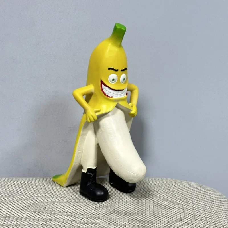 Новый жуткий и злый банан креативный орнамент пародийная декоративная фигурка