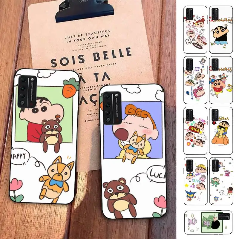 

BANDAI Crayons Shin cute boys chans Phone Case for Huawei Honor 10 i 8X C 5A 20 9 10 30 lite pro Voew 10 20 V30