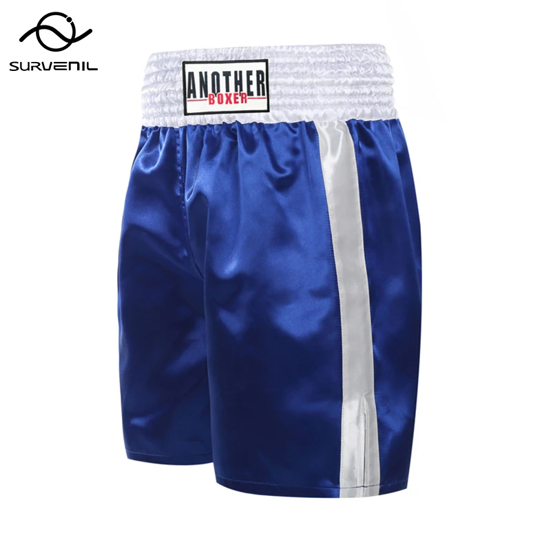 Thai Boxing Shorts Men Women Adult Kickboxing MMa Combat Trunks Muay Thai Training Competition Fight Grappling Crossfit Pants